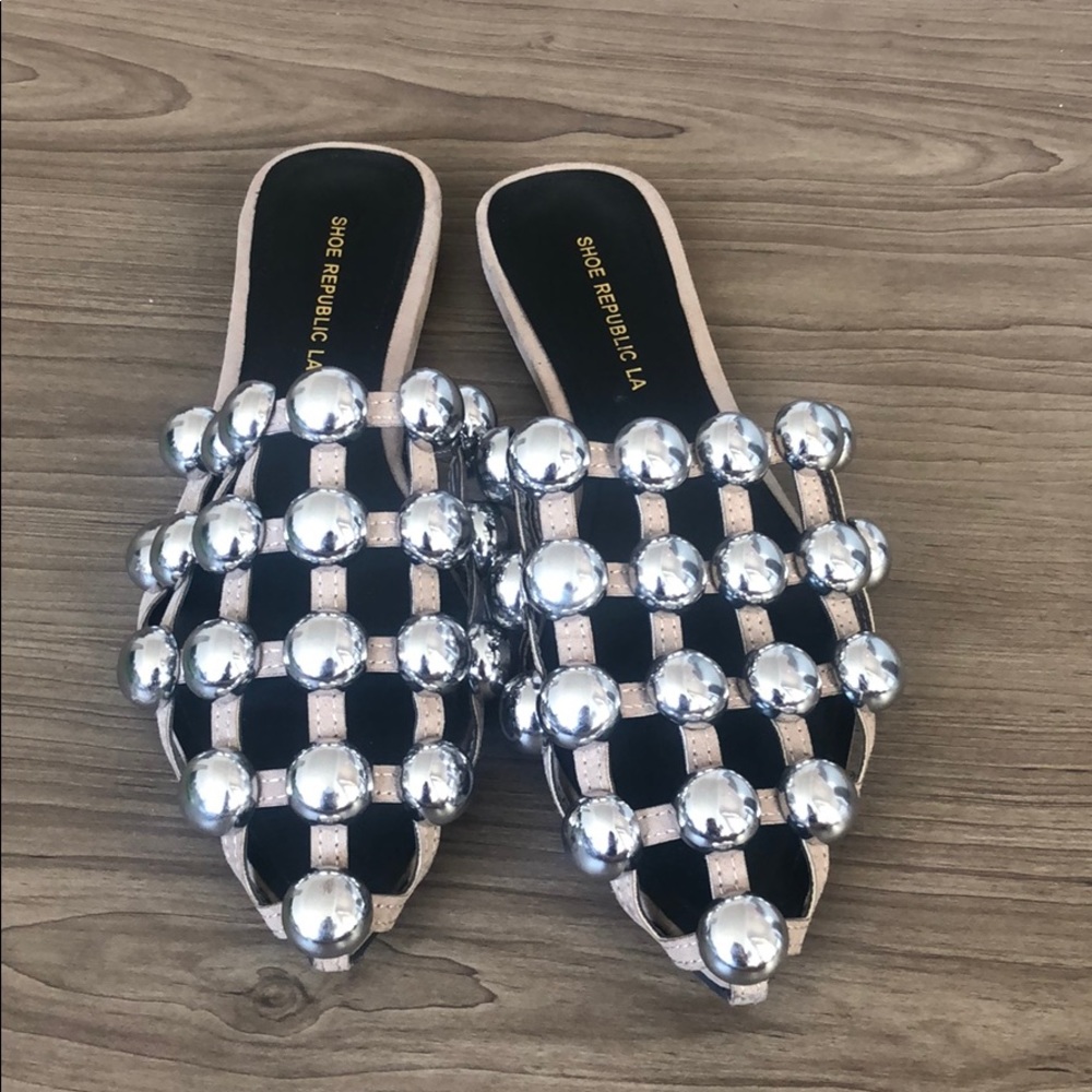 Unique slide sandals